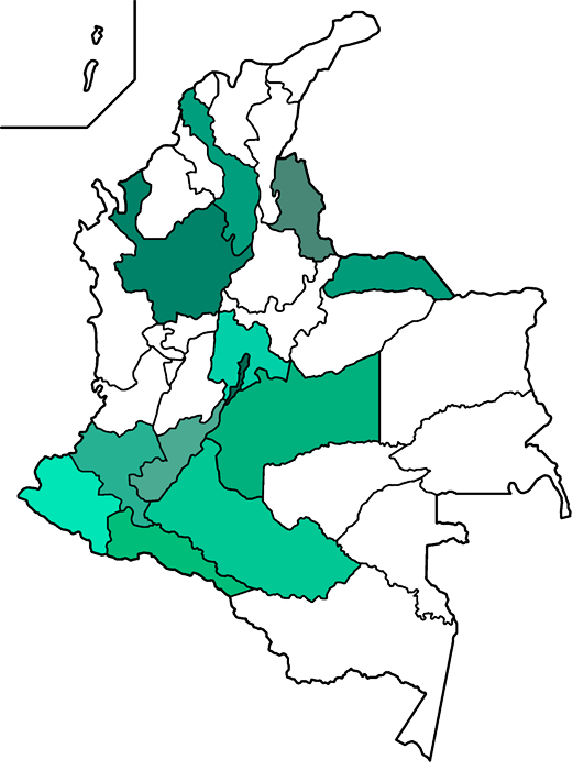 Croquis De Mapa Politico De Colombia